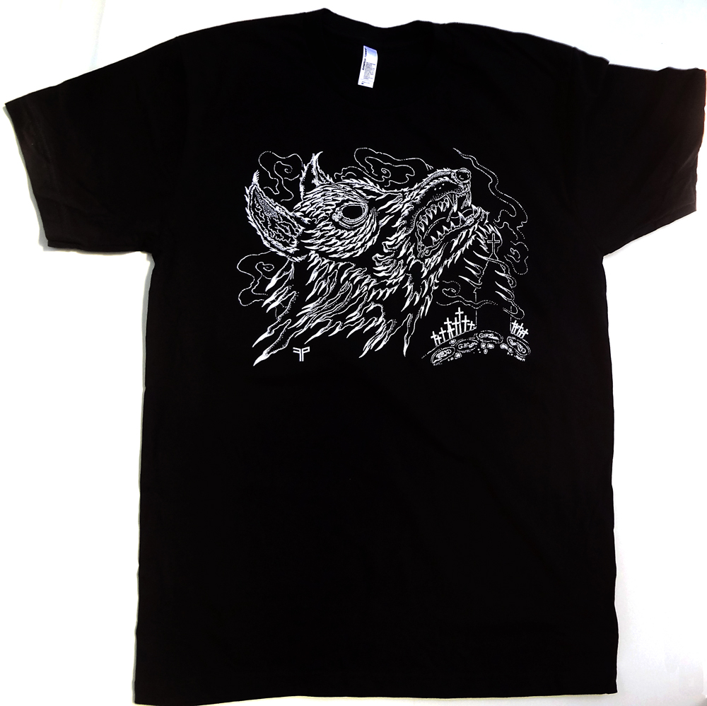 Fog Palace Fire Wolf tshirt